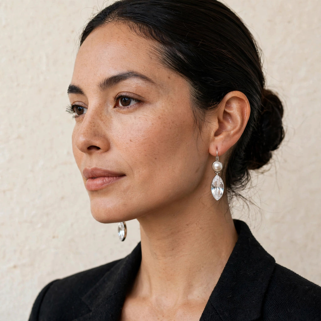 Aretes Perla de Luna