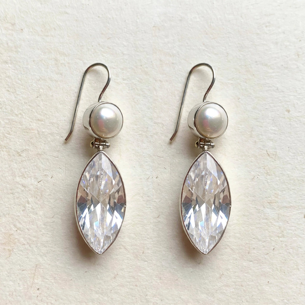 Aretes Perla de Luna