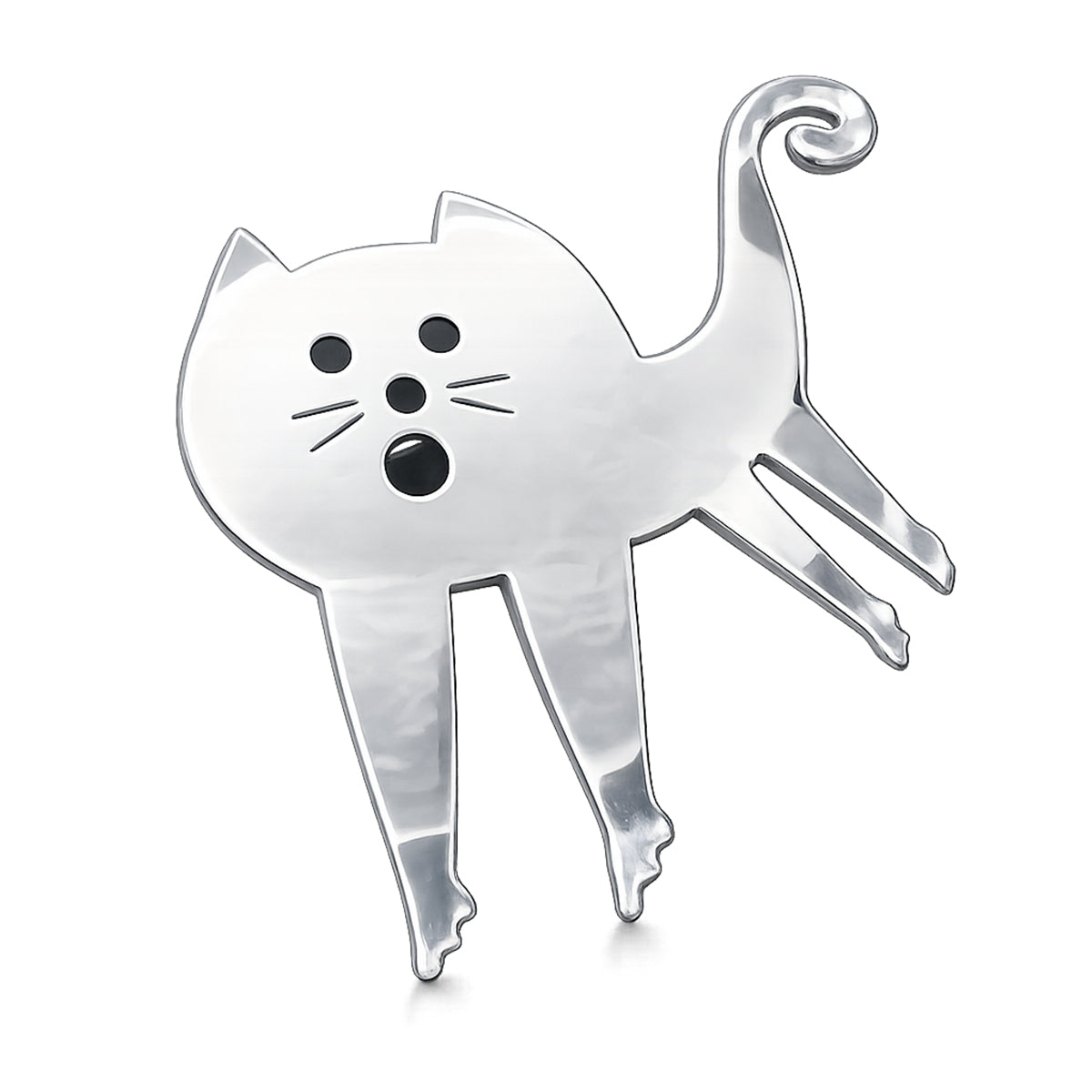 Gato asustado