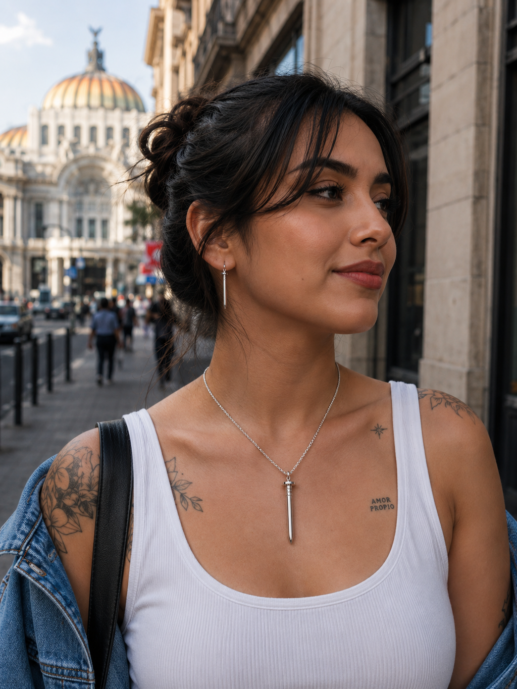 Collar + Aretes Clavo