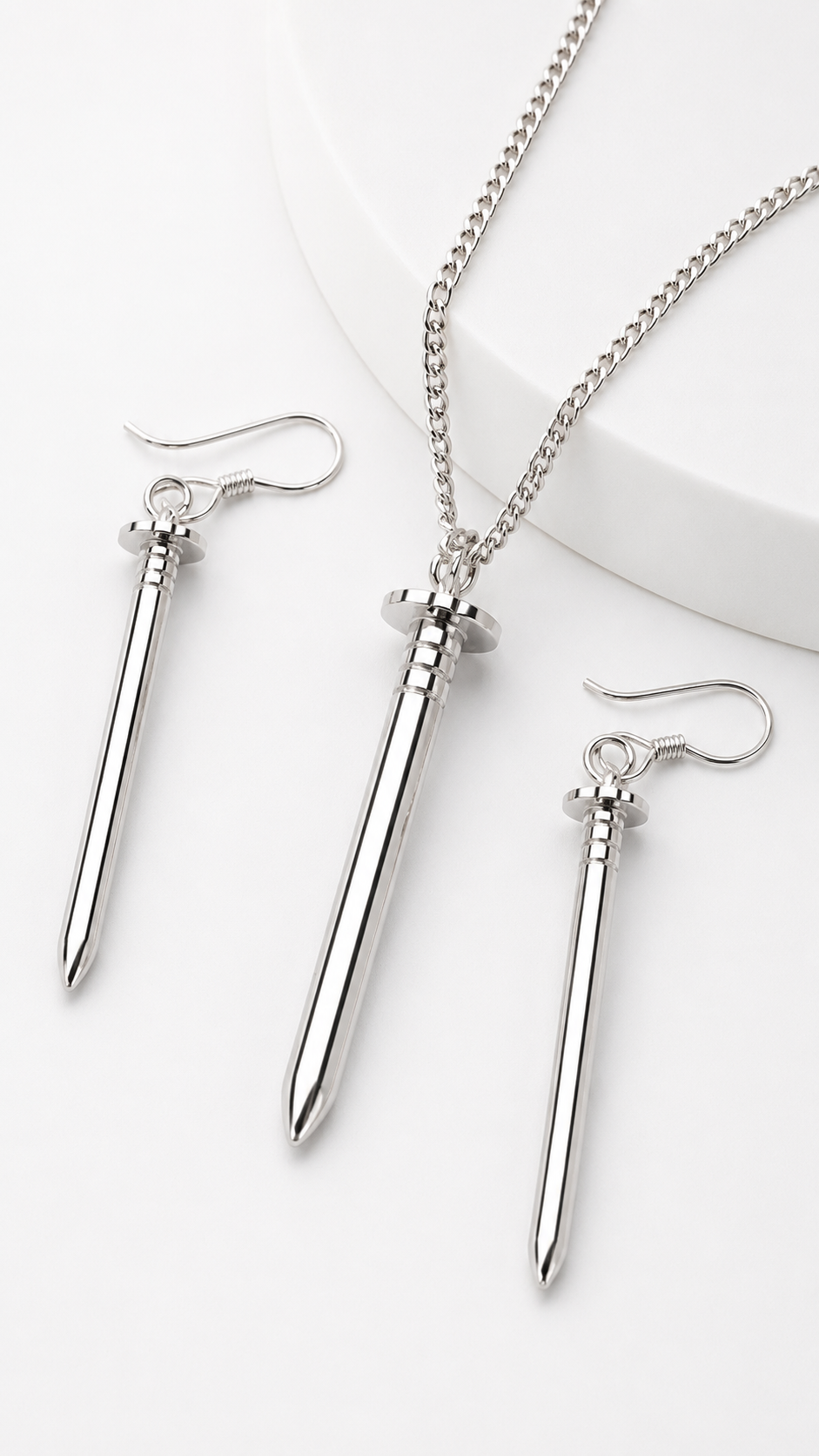 Collar + Aretes Clavo