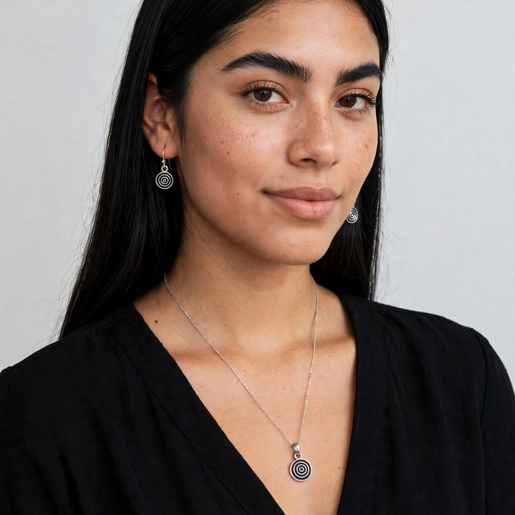 Dije y Aretes Laberinto